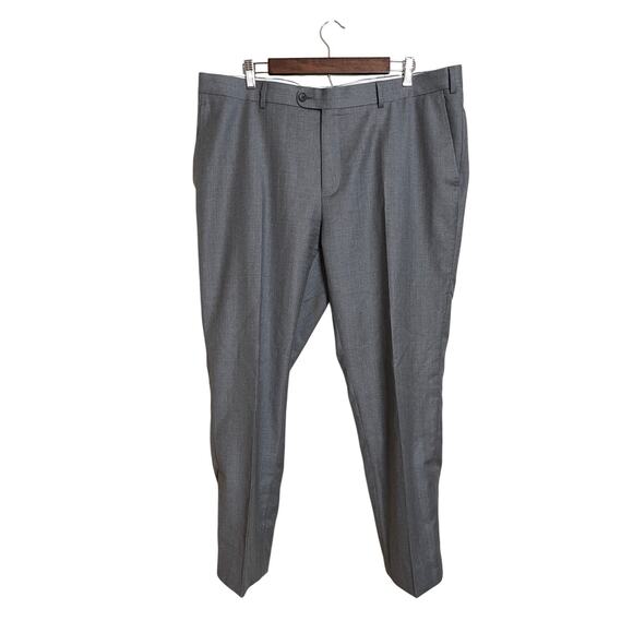 Suitsupply Brescia Wool Pants Grey Vitale Barberis Canonico Mens 40x30 - Picture 1 of 13